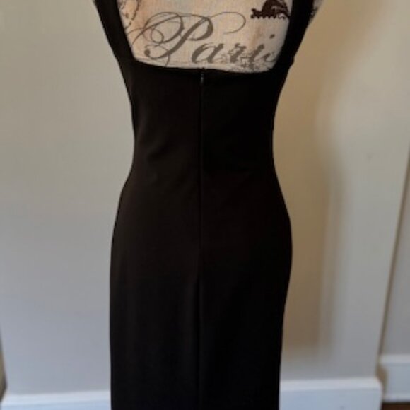 Bebe Black Halter Neck Midi 6 - Picture 3 of 7